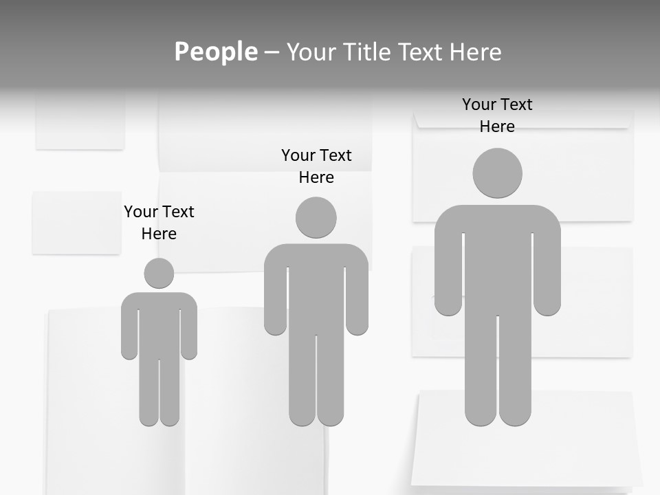 Layout Folded Envelop PowerPoint Template