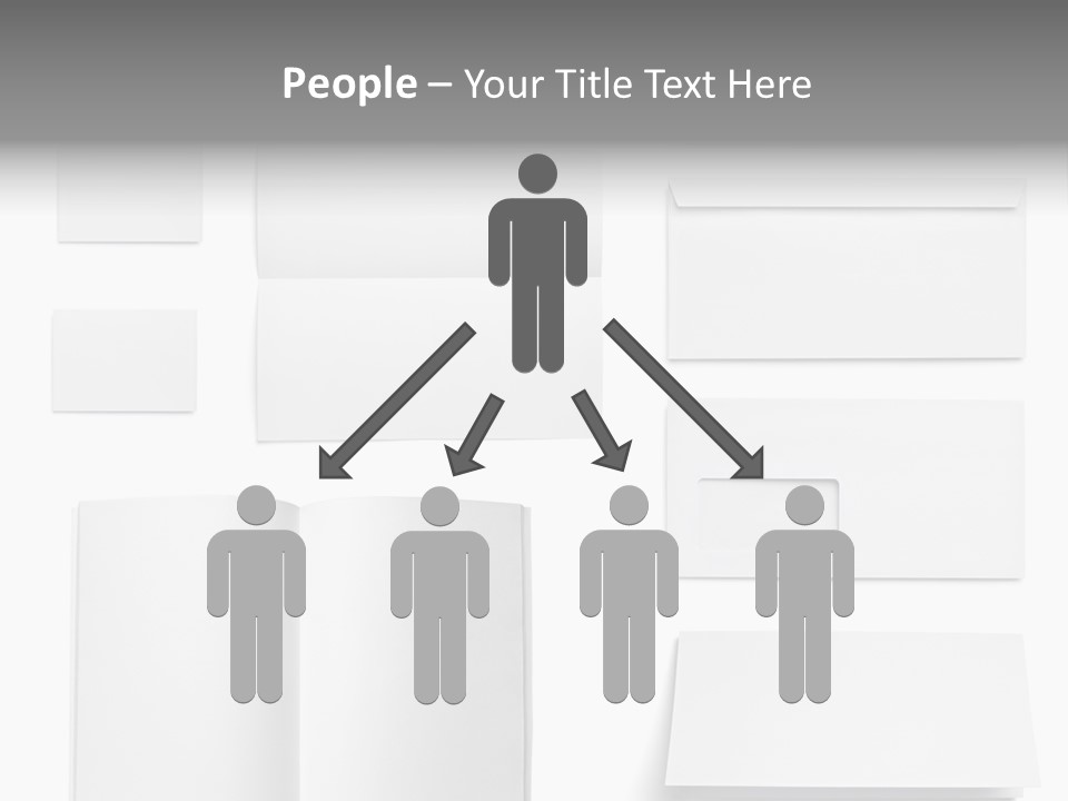 Layout Folded Envelop PowerPoint Template