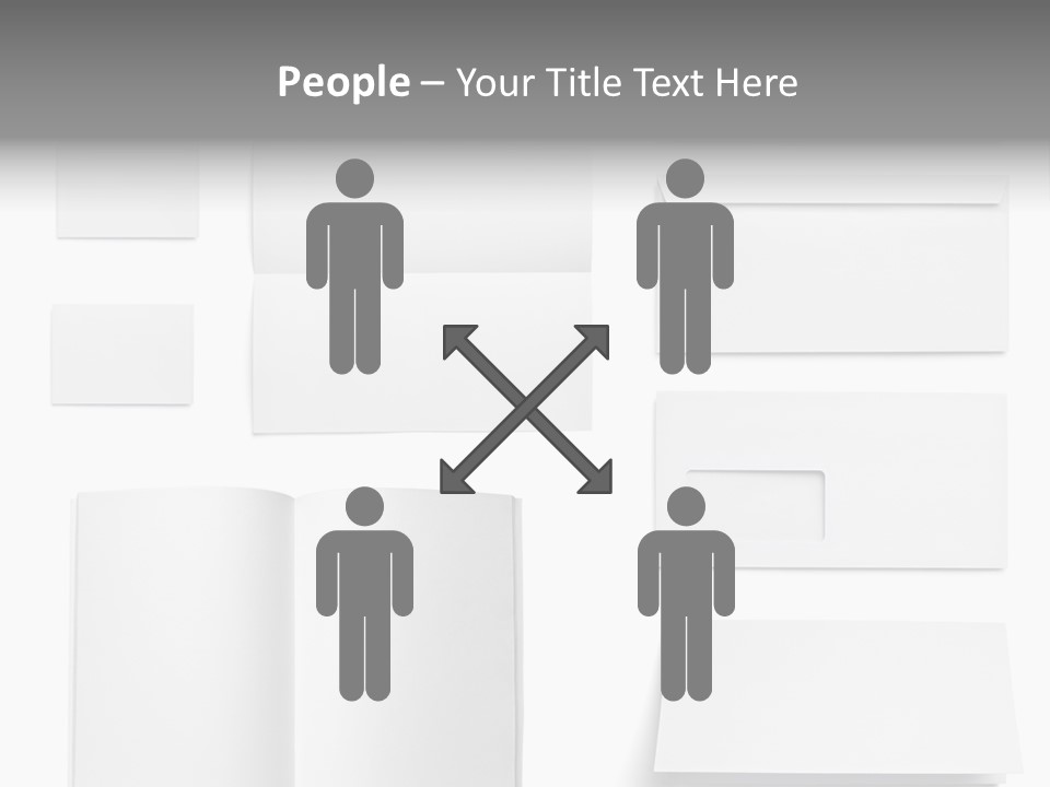 Layout Folded Envelop PowerPoint Template