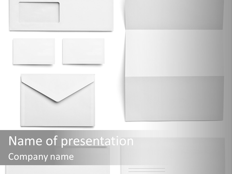 Workpiece Fold Print PowerPoint Template