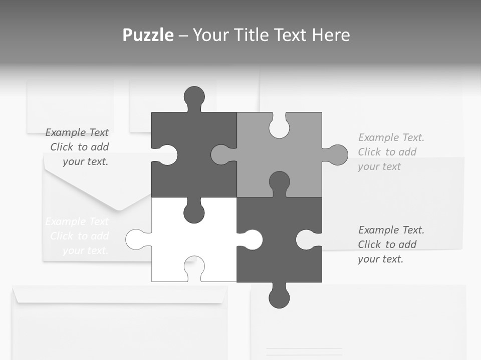 Workpiece Fold Print PowerPoint Template