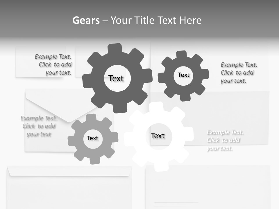 Workpiece Fold Print PowerPoint Template