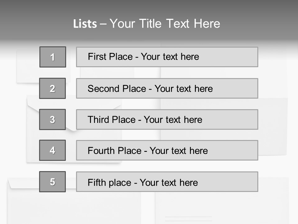 Workpiece Fold Print PowerPoint Template