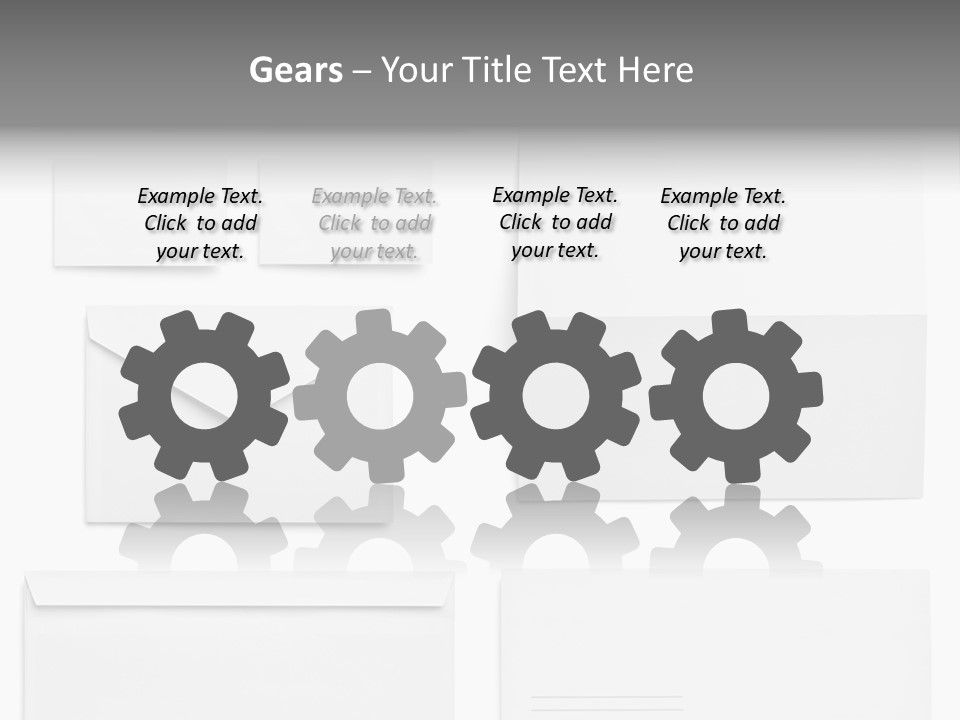 Workpiece Fold Print PowerPoint Template