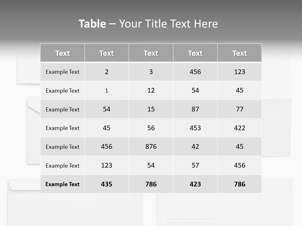 Workpiece Fold Print PowerPoint Template