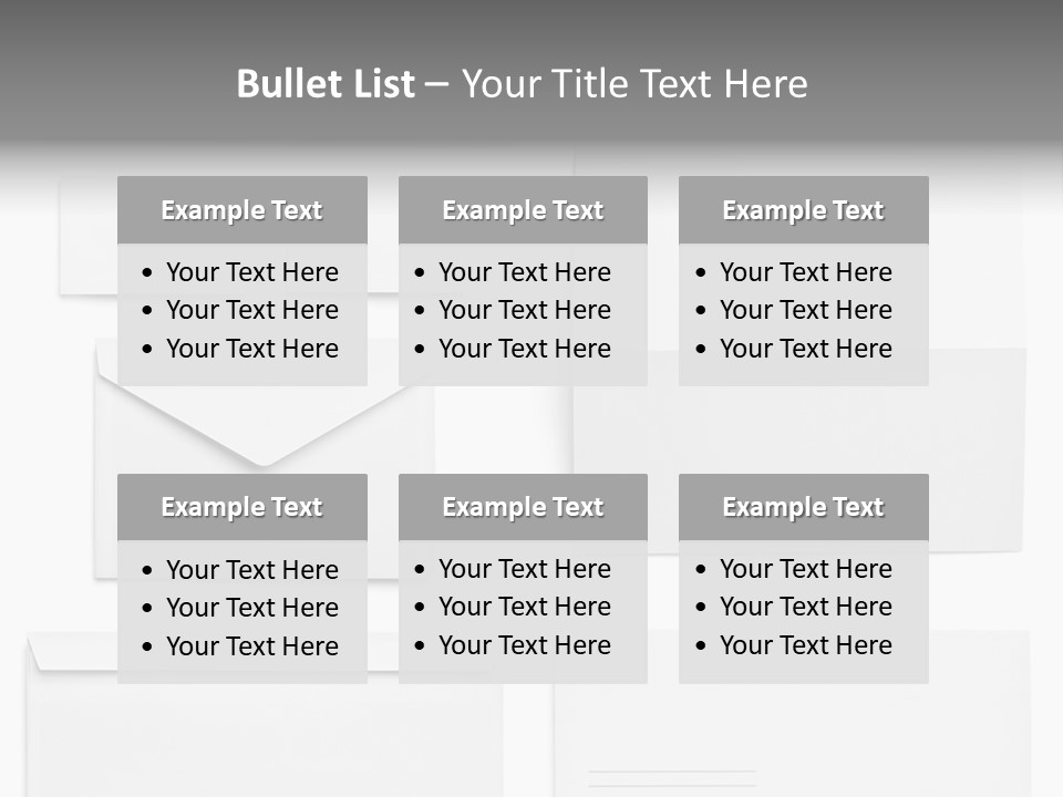 Workpiece Fold Print PowerPoint Template