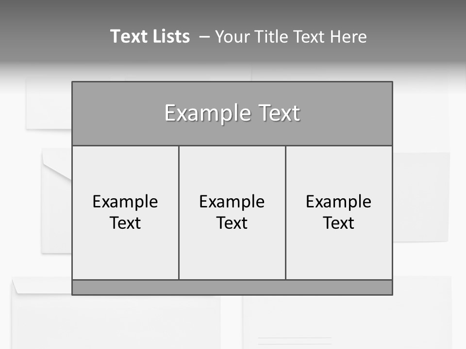 Workpiece Fold Print PowerPoint Template