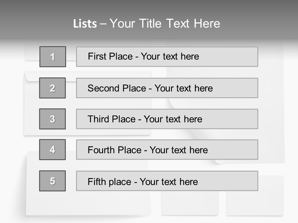 Note Memo Layout PowerPoint Template