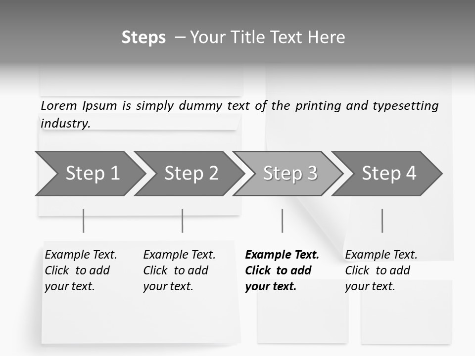 Note Memo Layout PowerPoint Template