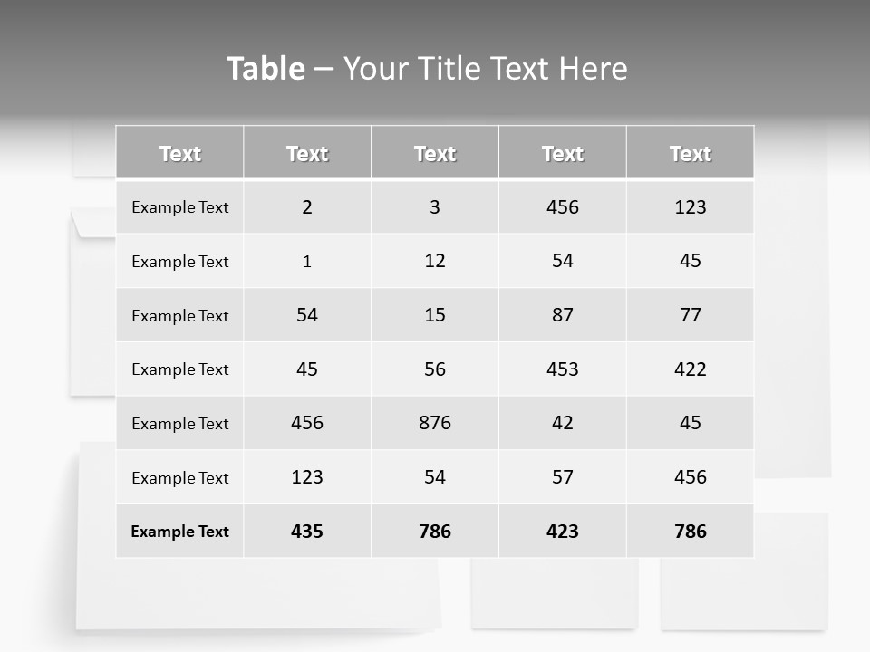 Note Memo Layout PowerPoint Template