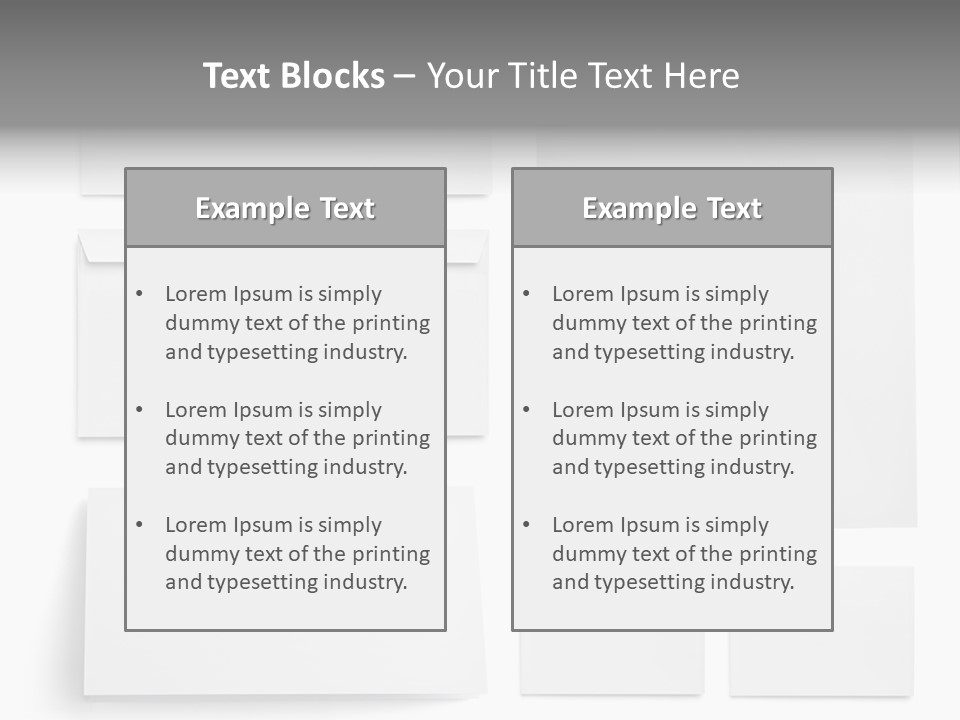 Note Memo Layout PowerPoint Template