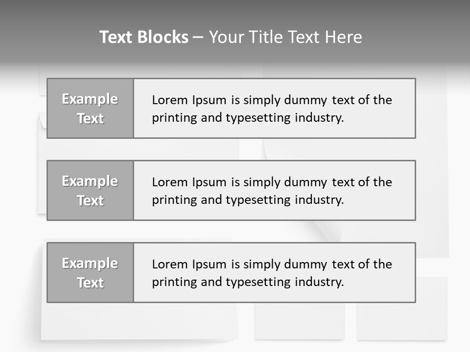 Note Memo Layout PowerPoint Template