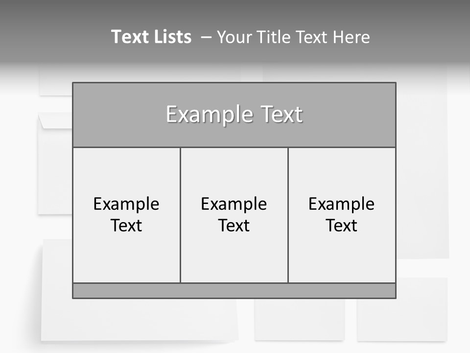 Note Memo Layout PowerPoint Template