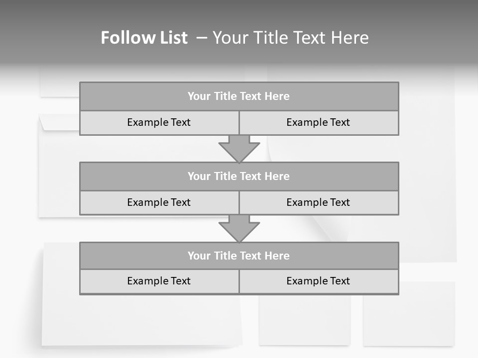 Note Memo Layout PowerPoint Template