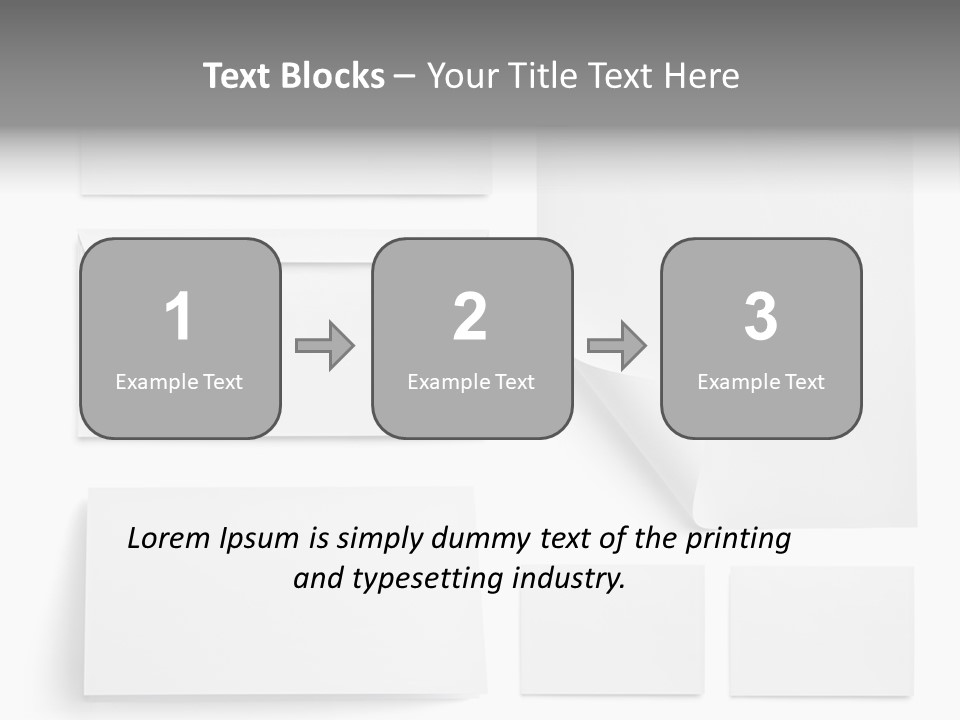 Note Memo Layout PowerPoint Template