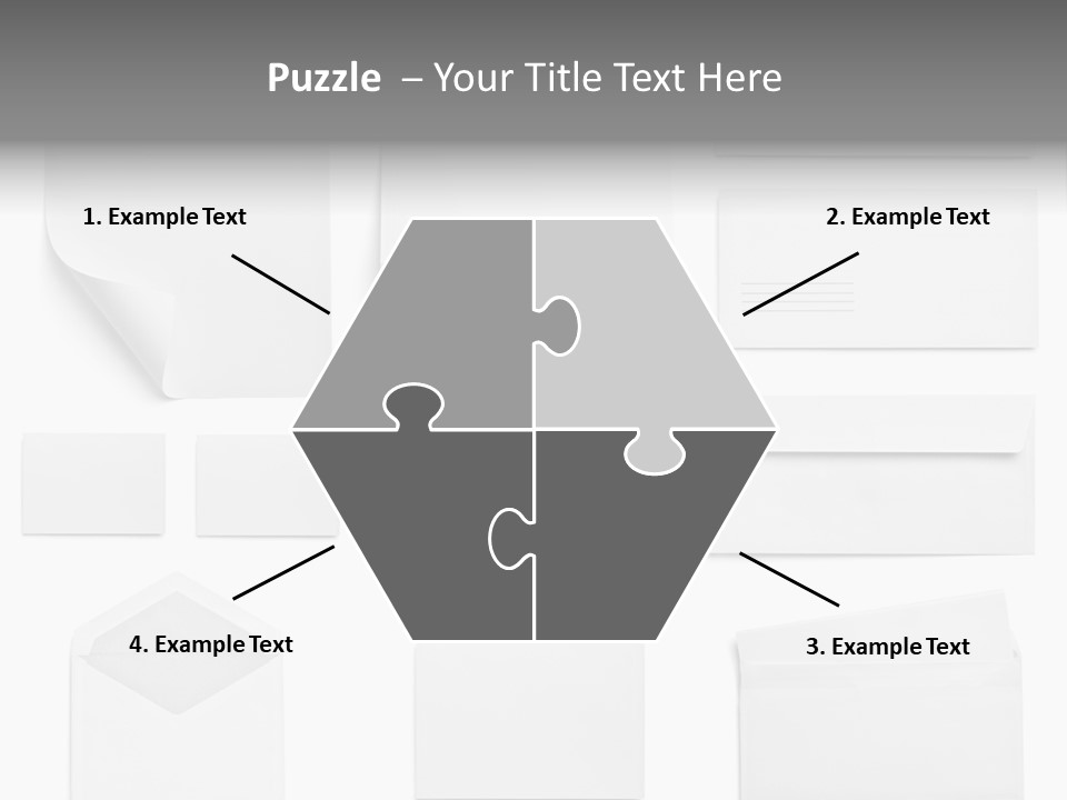 Zigzag Fold Promotion PowerPoint Template