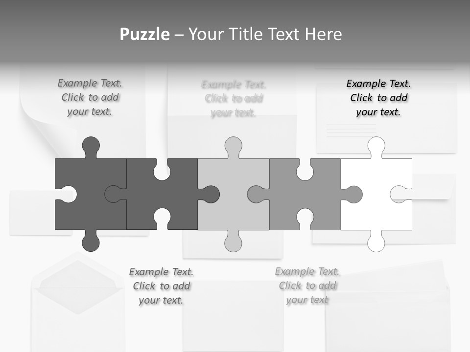 Zigzag Fold Promotion PowerPoint Template