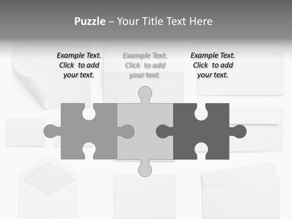 Zigzag Fold Promotion PowerPoint Template