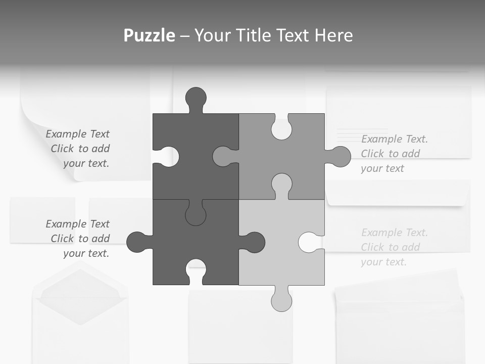 Zigzag Fold Promotion PowerPoint Template