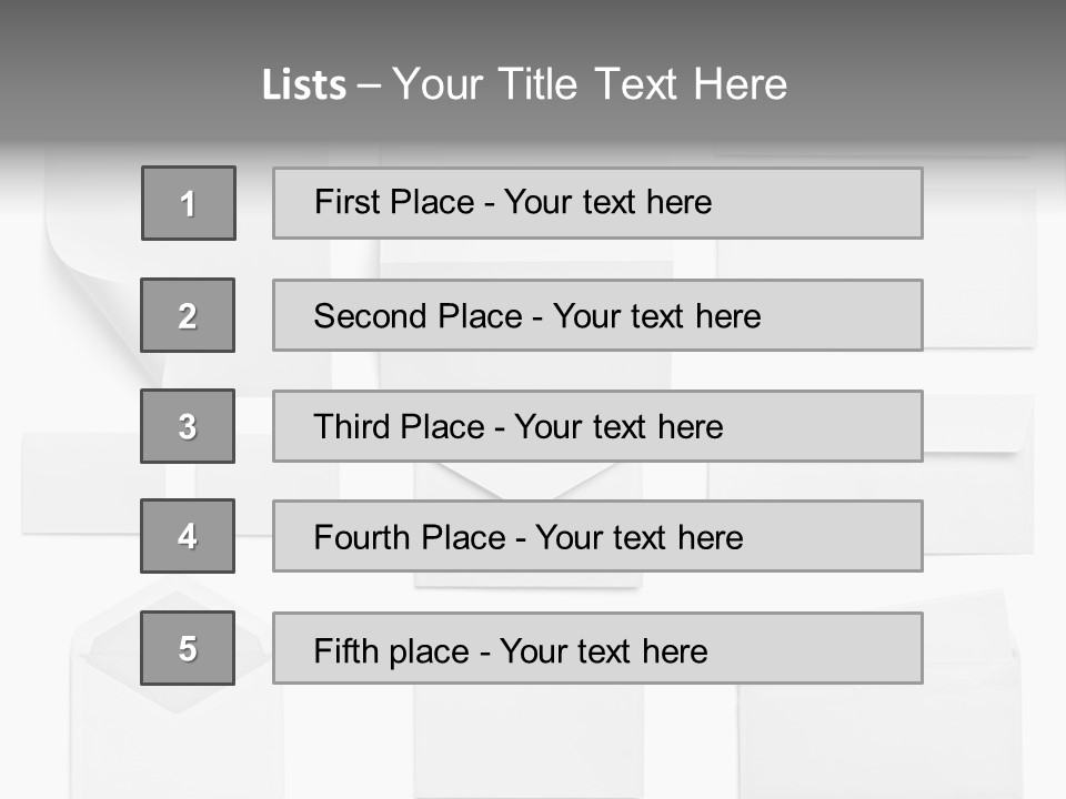Zigzag Fold Promotion PowerPoint Template