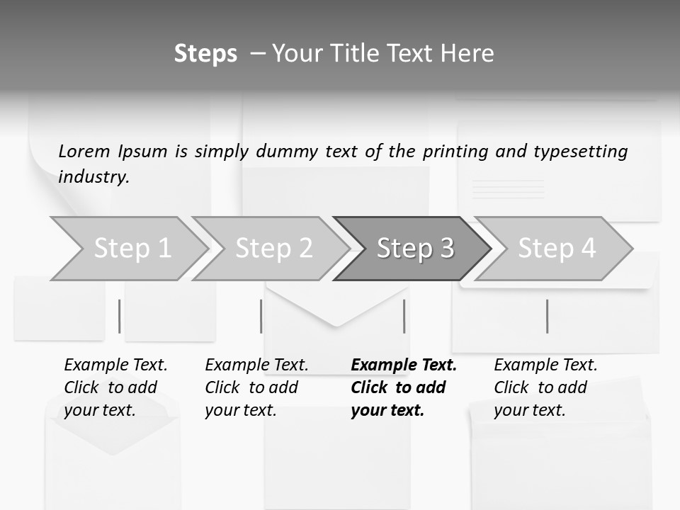 Zigzag Fold Promotion PowerPoint Template