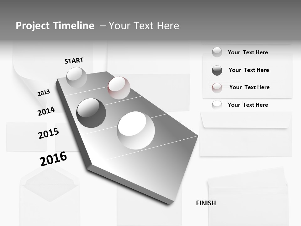 Zigzag Fold Promotion PowerPoint Template