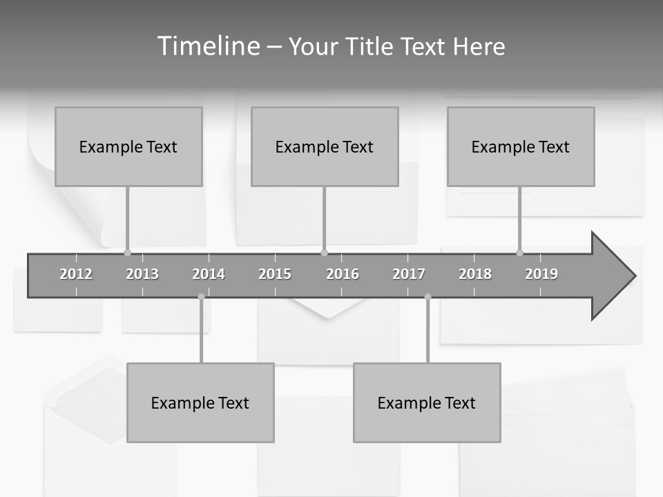 Zigzag Fold Promotion PowerPoint Template