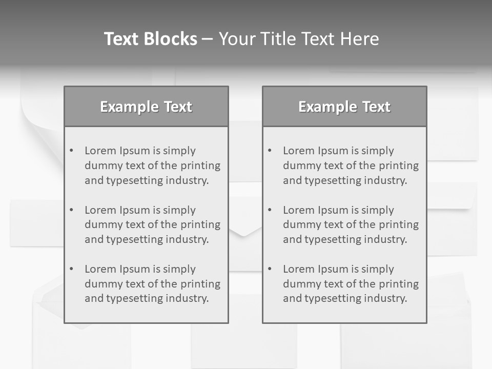 Zigzag Fold Promotion PowerPoint Template