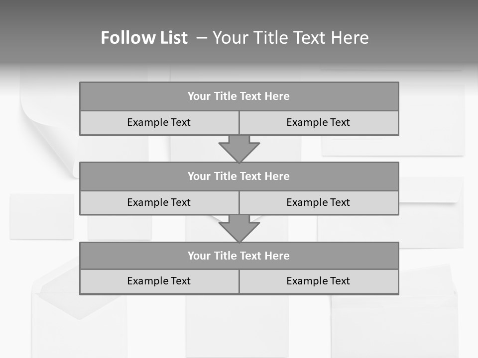Zigzag Fold Promotion PowerPoint Template