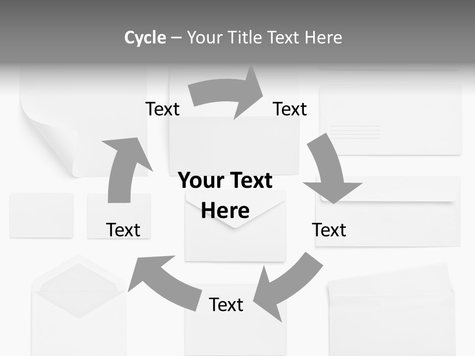 Zigzag Fold Promotion PowerPoint Template
