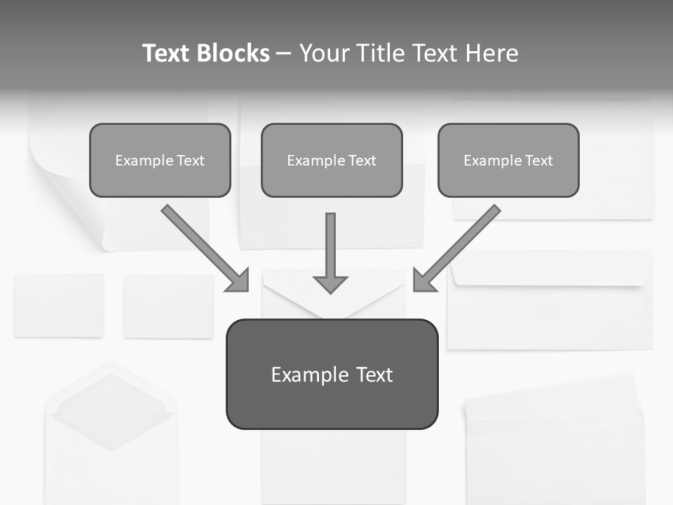 Zigzag Fold Promotion PowerPoint Template