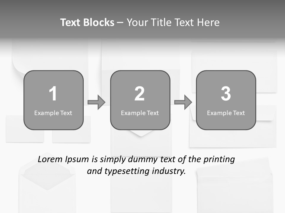 Zigzag Fold Promotion PowerPoint Template
