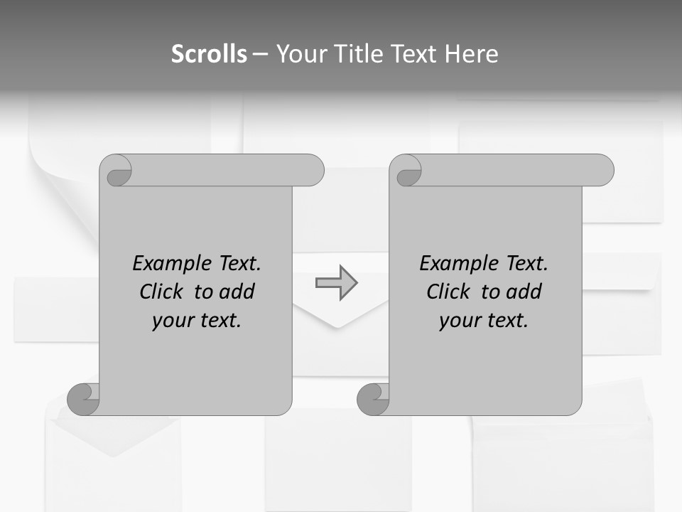 Zigzag Fold Promotion PowerPoint Template