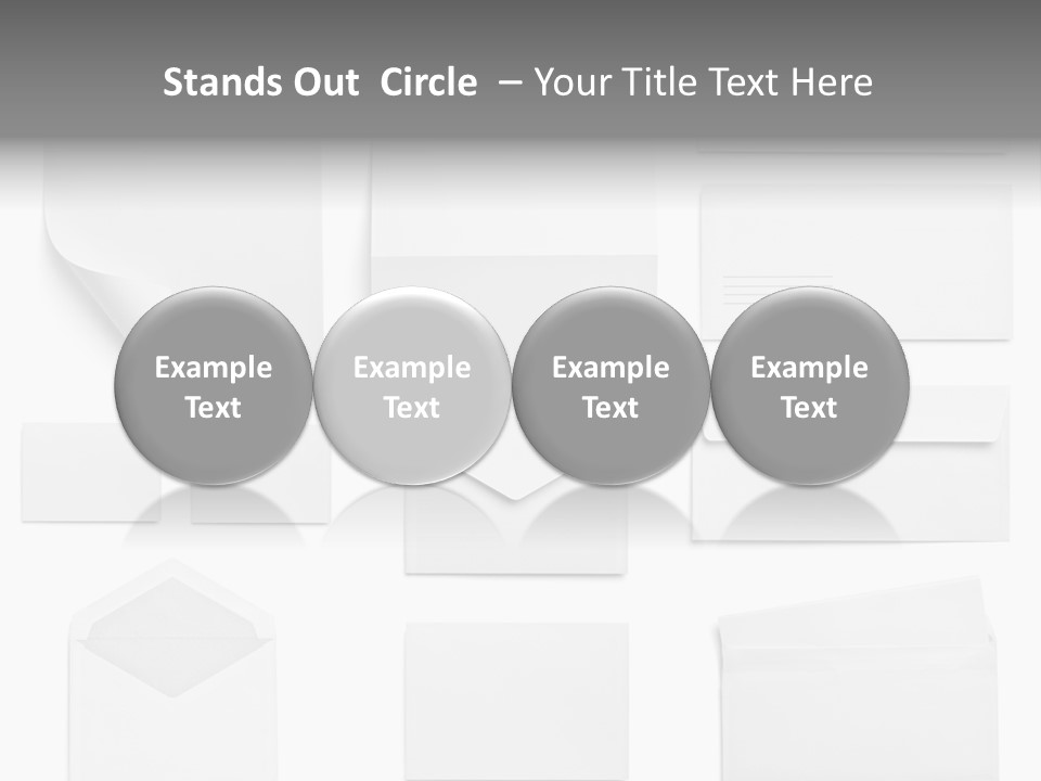 Zigzag Fold Promotion PowerPoint Template