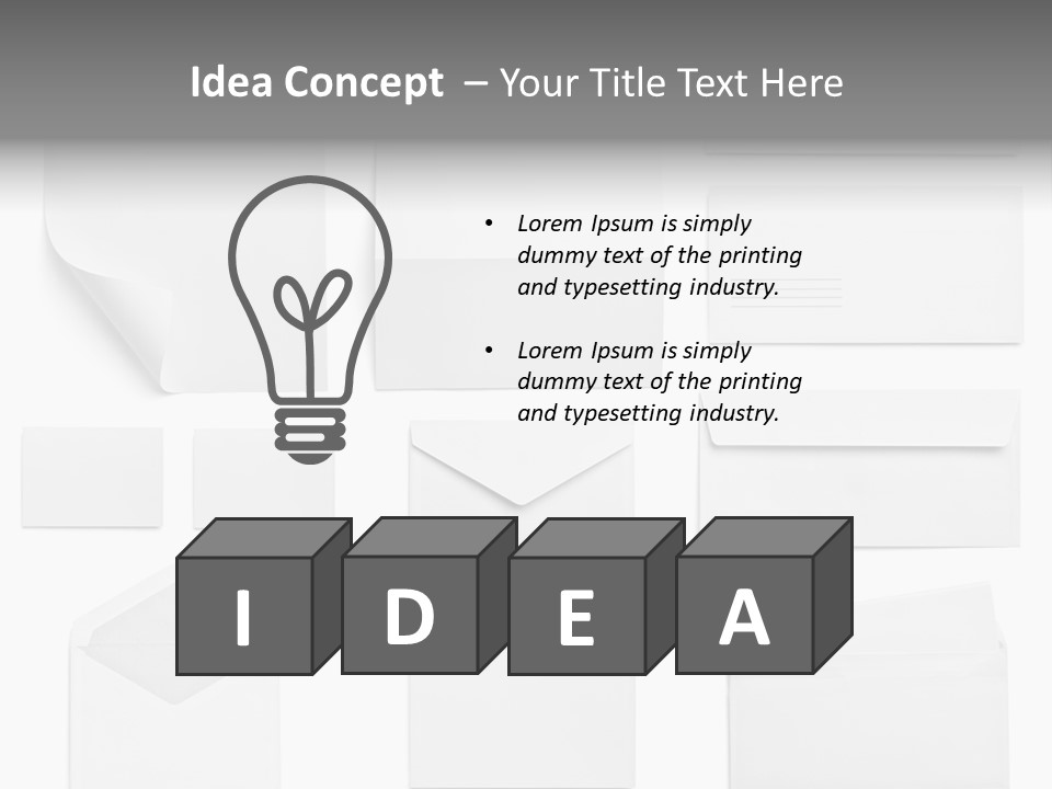 Zigzag Fold Promotion PowerPoint Template