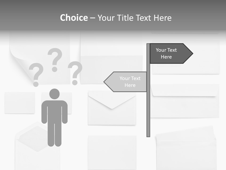 Zigzag Fold Promotion PowerPoint Template