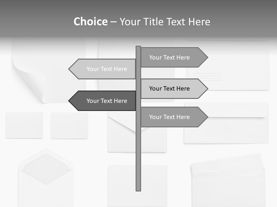 Zigzag Fold Promotion PowerPoint Template