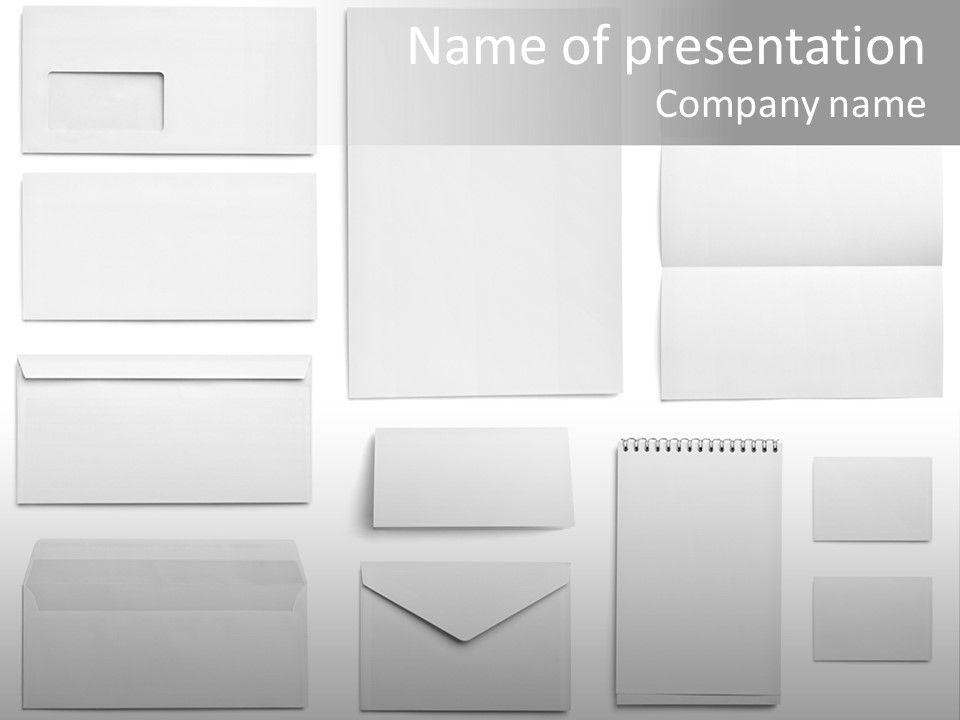 Letter Advertise Cover PowerPoint Template