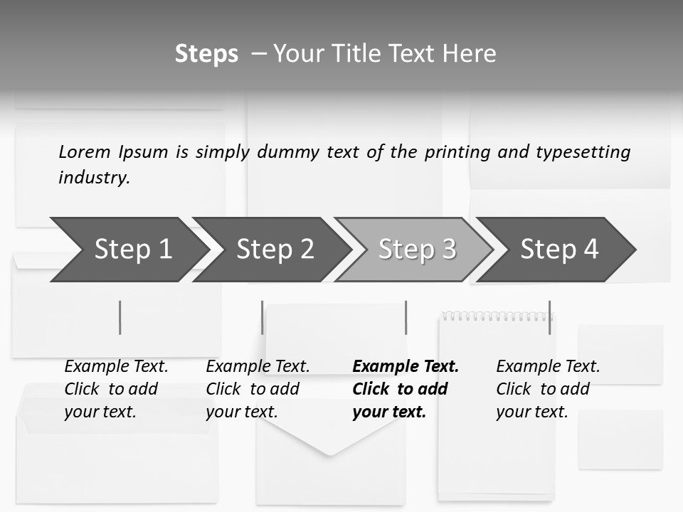 Letter Advertise Cover PowerPoint Template