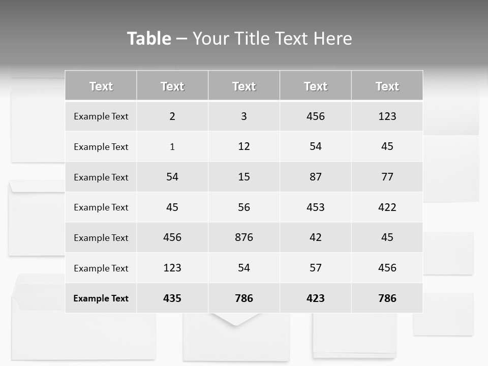 Letter Advertise Cover PowerPoint Template