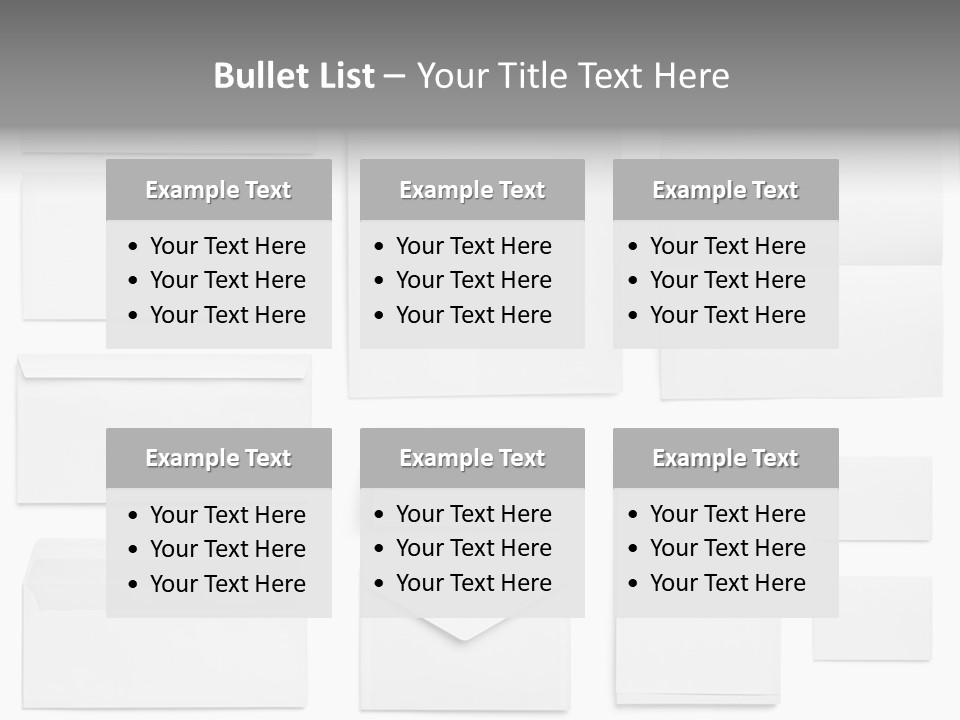 Letter Advertise Cover PowerPoint Template