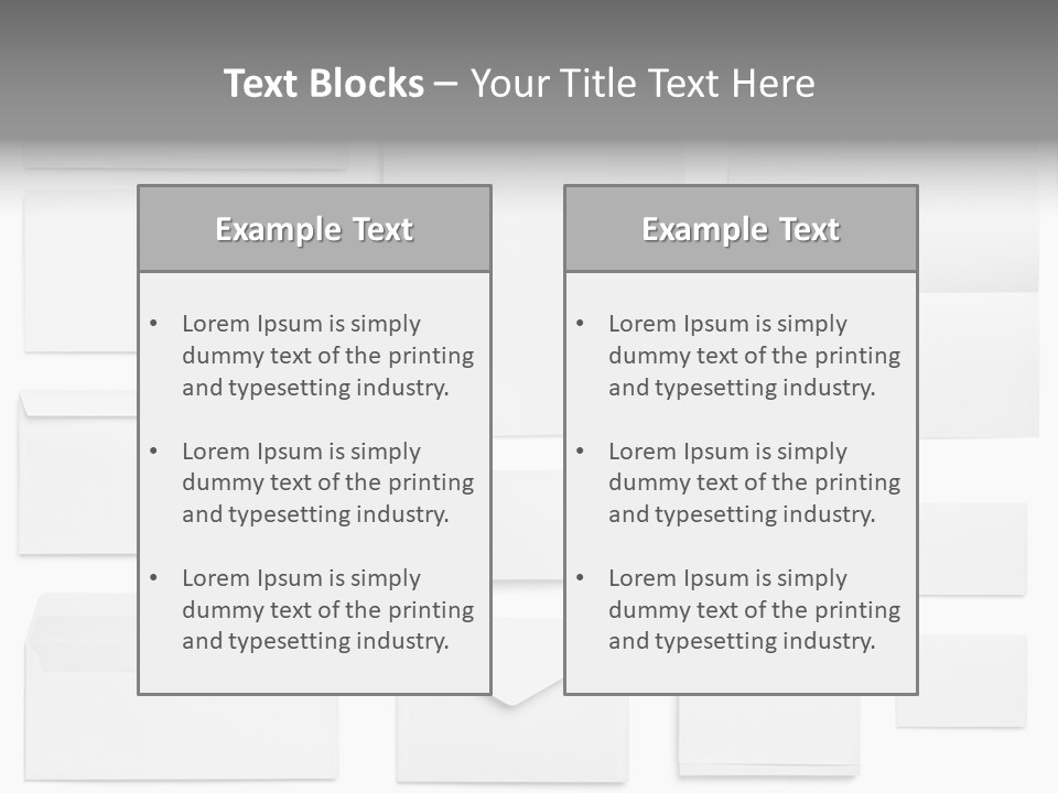 Letter Advertise Cover PowerPoint Template
