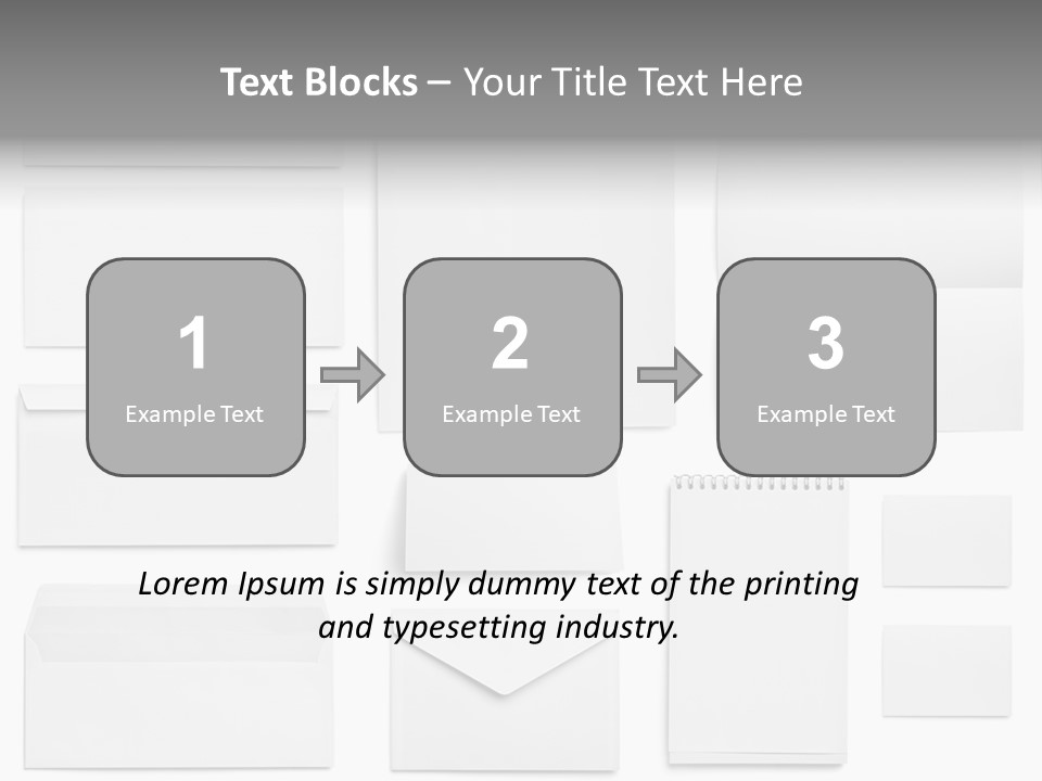 Letter Advertise Cover PowerPoint Template