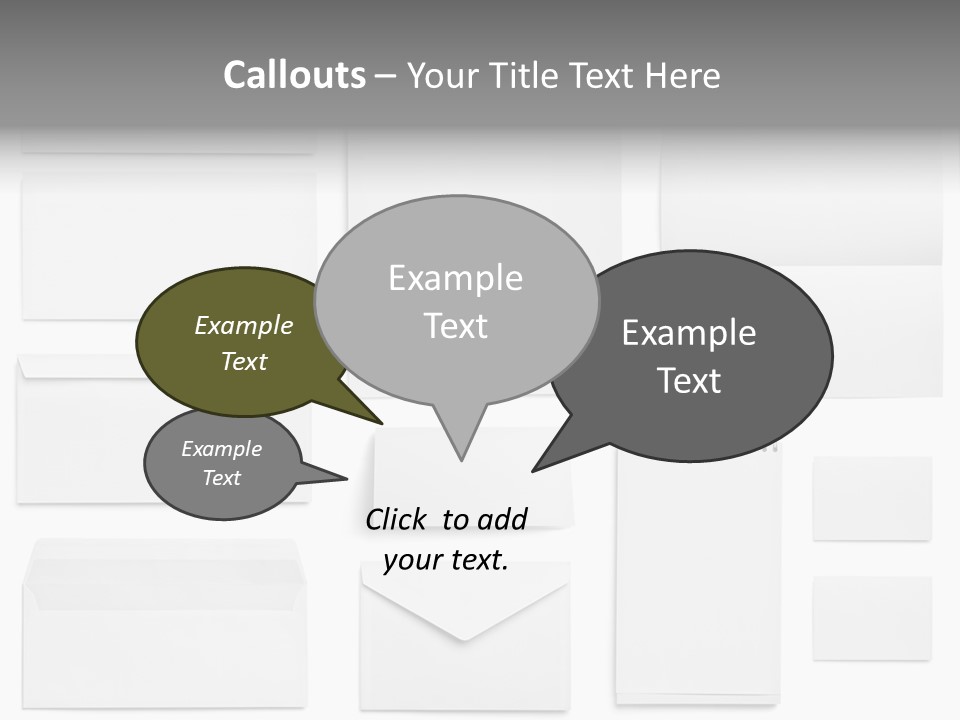 Letter Advertise Cover PowerPoint Template