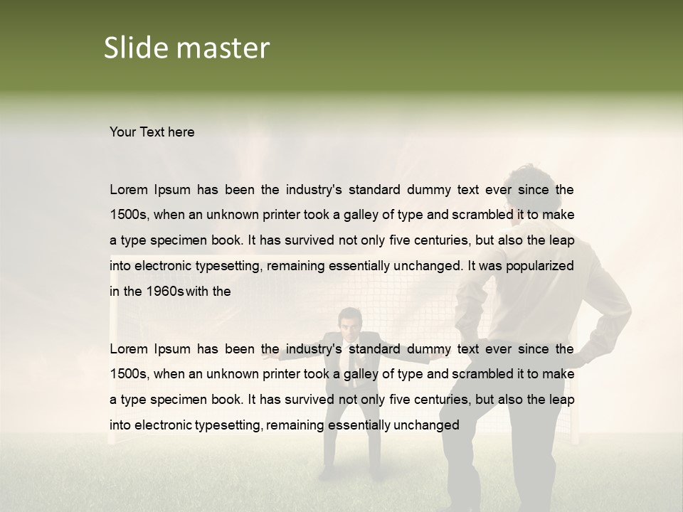 Sport Defend Protect PowerPoint Template