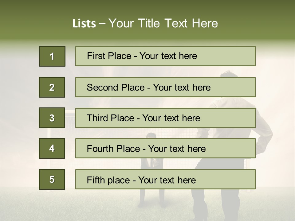 Sport Defend Protect PowerPoint Template