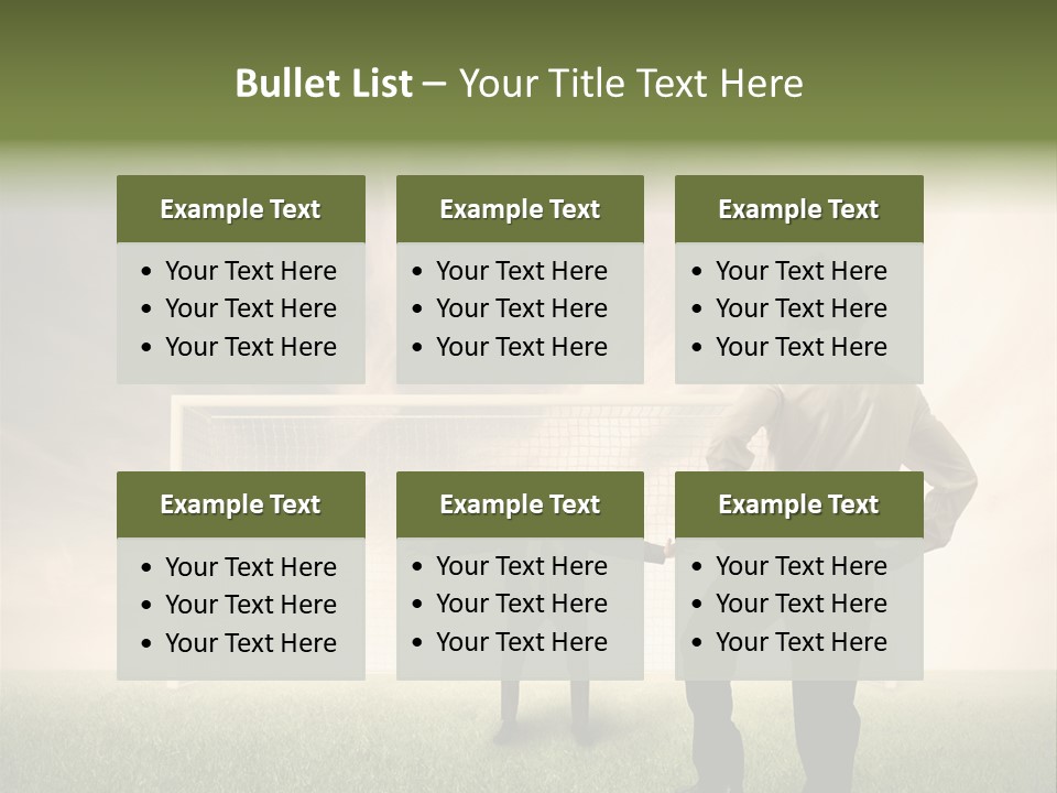 Sport Defend Protect PowerPoint Template