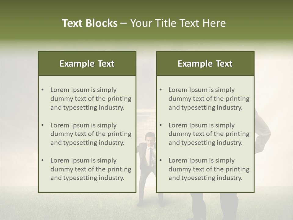 Sport Defend Protect PowerPoint Template