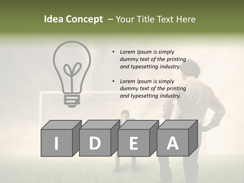 Sport Defend Protect PowerPoint Template