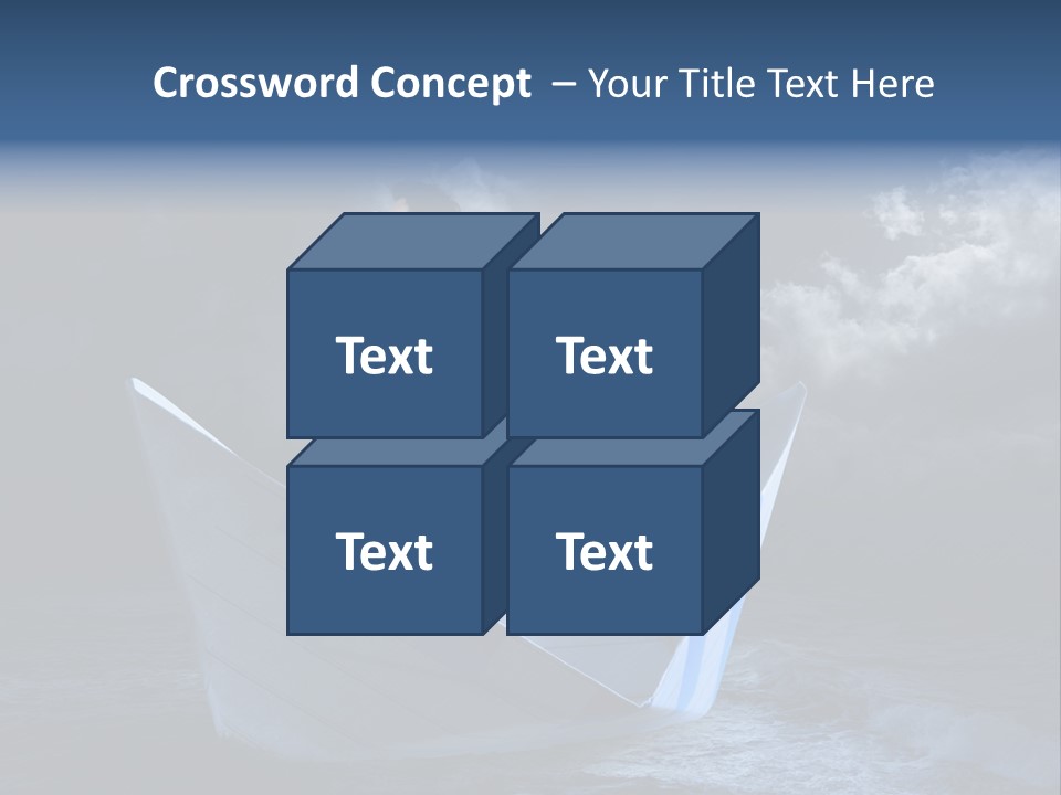 Job Fortune Clouds PowerPoint Template